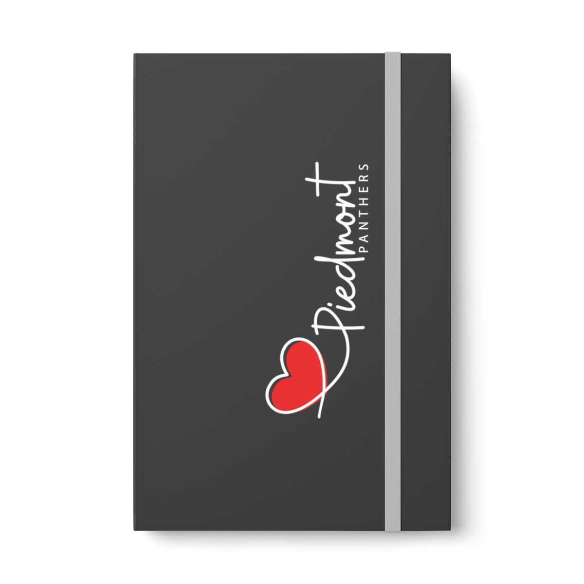 Piedmont Panthers Heart - Color Contrast Notebook - Ruled