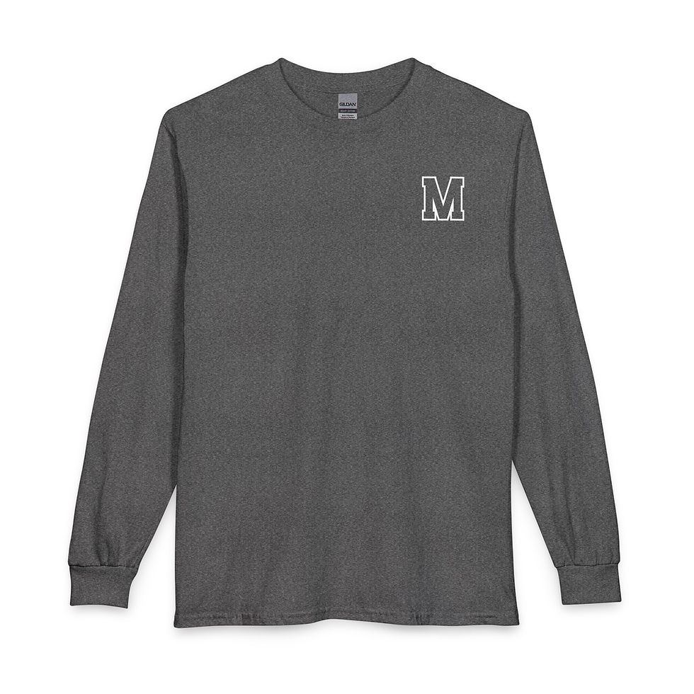 Thumbnail: Marvin Elementary - M Double Sided Adult Gildan Long Sleeve T-Shirt