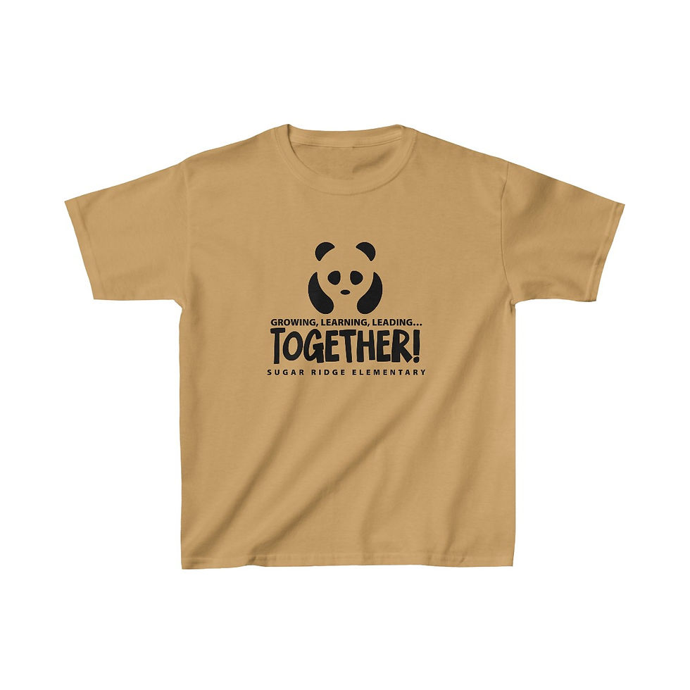Thumbnail: Sugar Ridge Elementary - Youth GLLT Panda Black T-Shirt