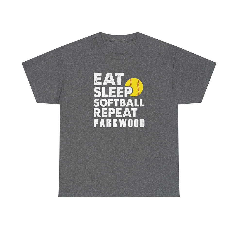 Thumbnail: Parkwood - Adult PW Eat Sleep Softball T-Shirt