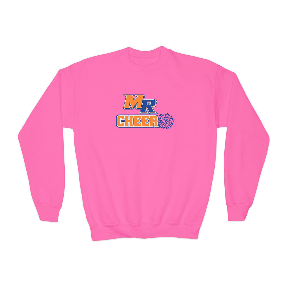 Thumbnail: MR Cheer- Youth Branded Crewneck Sweatshirt