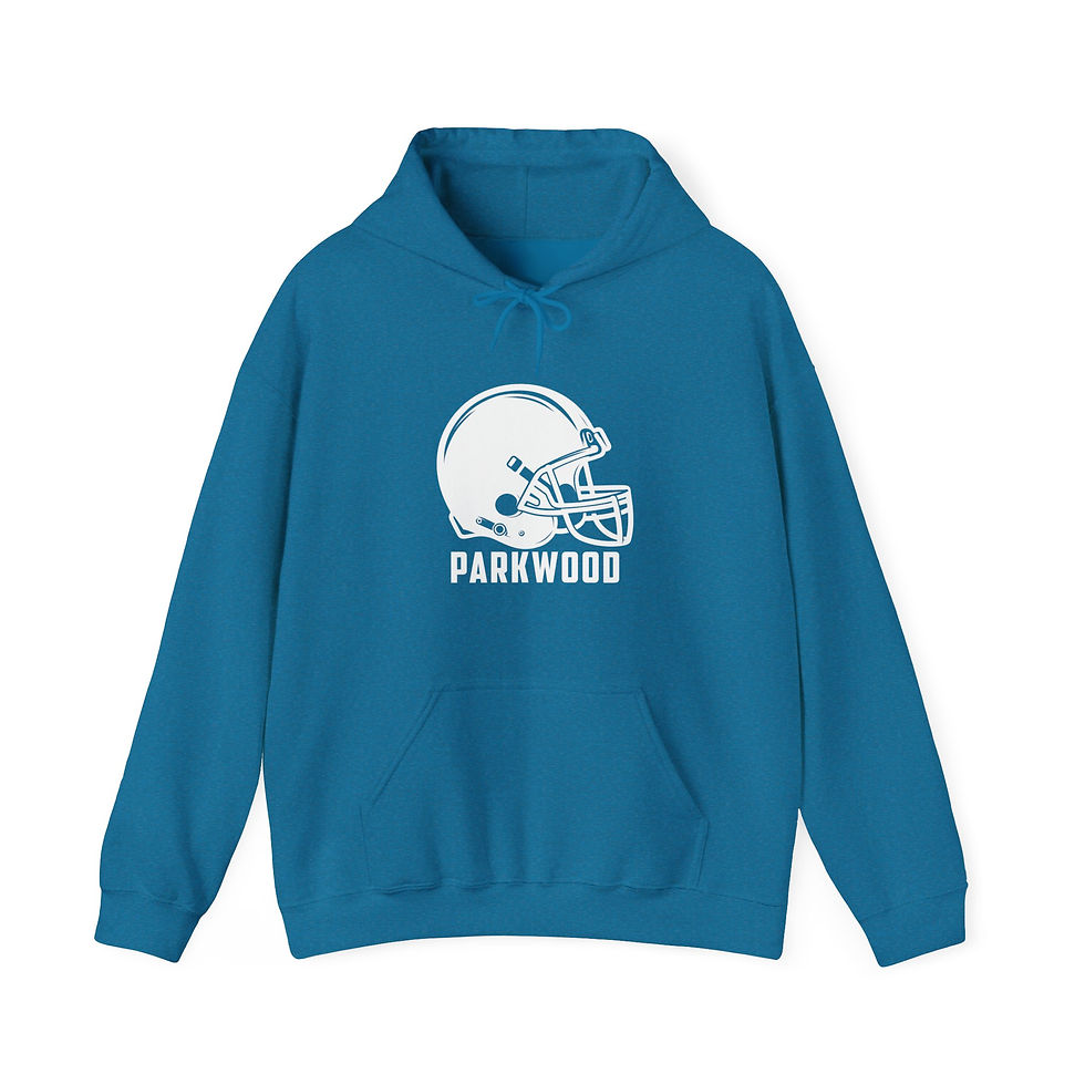 Thumbnail: Parkwood Middle - Adult PW Helmet Hooded Sweatshirt 