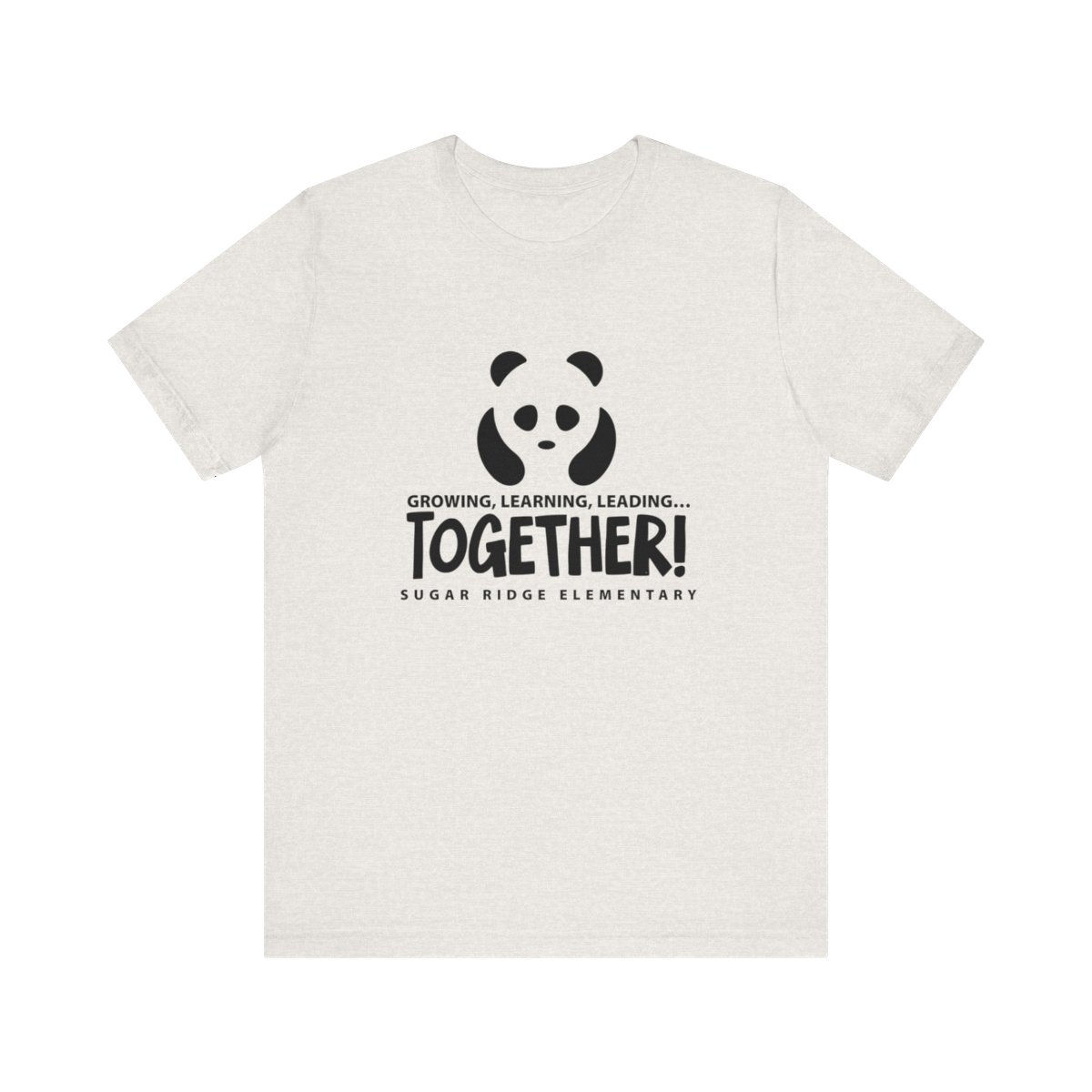 Sugar Ridge Elementary - Adult GLLT Panda Black T-Shirt