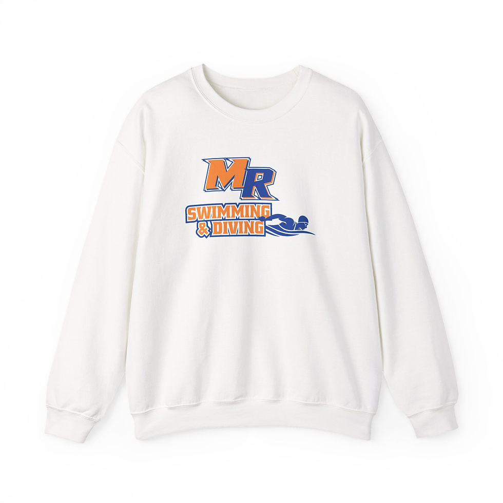 Thumbnail: Marvin Ridge - MR Swimming & Diving Adult Crewneck Sweatshirt