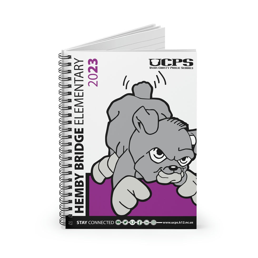 Thumbnail: Hemby Bridge Elementary - Spiral Notebook - Ruled Line