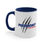 Thumbnail: Piedmont Panthers - 2 Color Accent Coffee Mug, 11oz