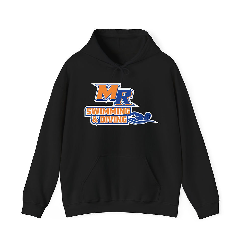 Thumbnail: Marvin Ridge - MR Swimming & Diving Adult Hooded Sweatshirt