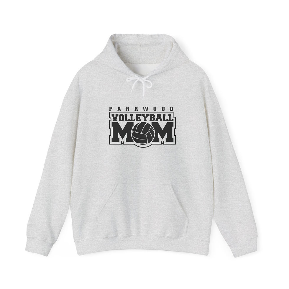 Thumbnail: Parkwood Middle - Adult PW Volleyball Mom Hooded Sweatshirt