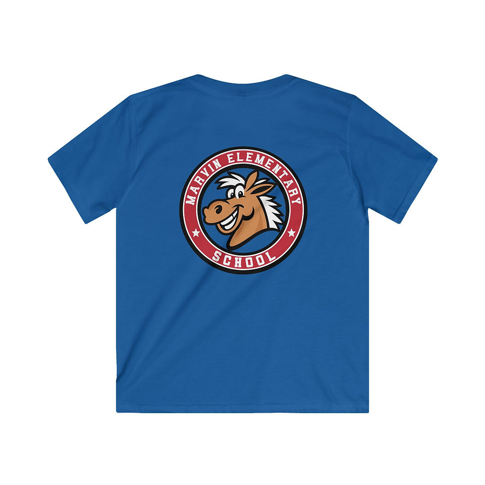 Thumbnail: Marvin Elementary - M for Marty Double Sided Youth Gildan T-Shirt
