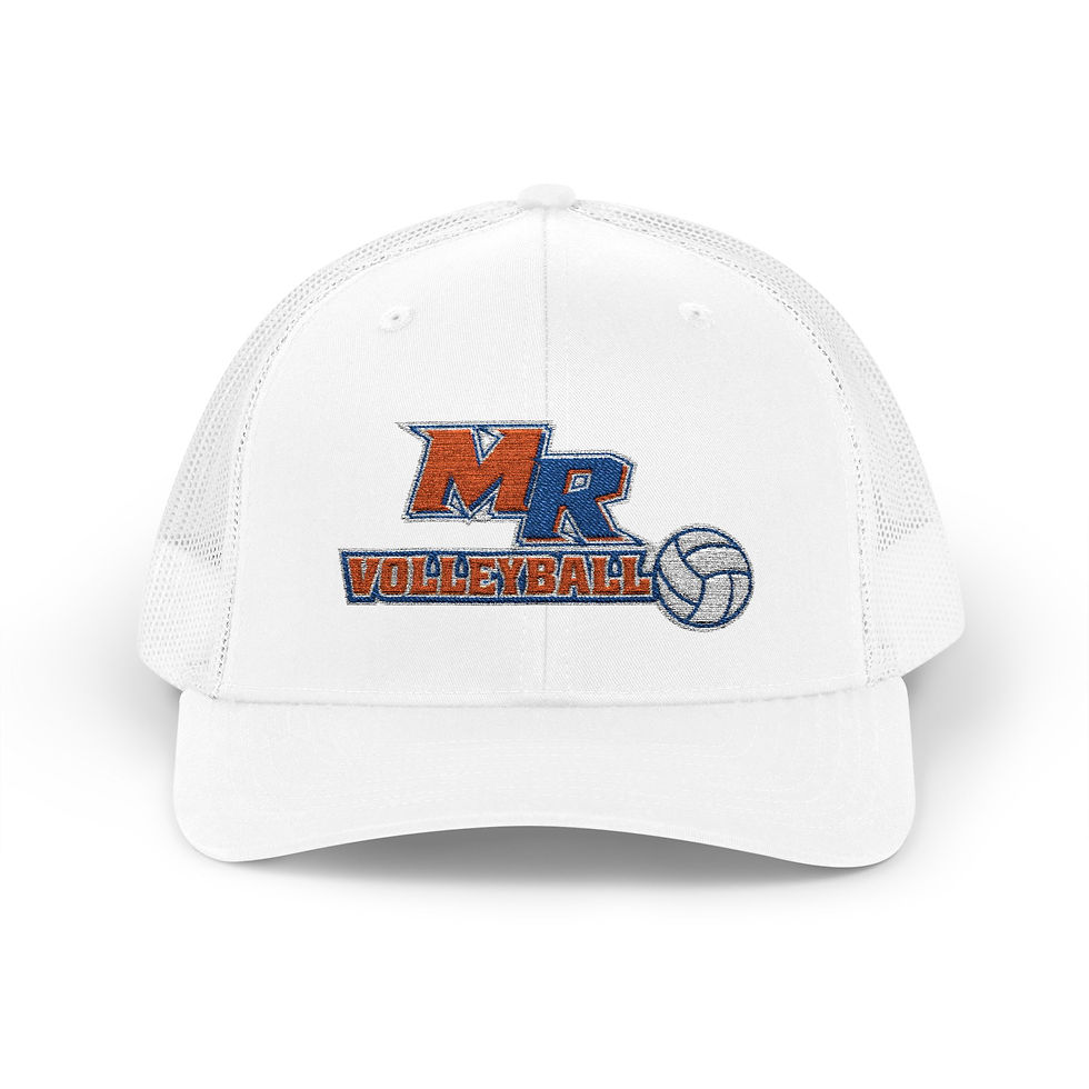 Thumbnail: Marvin Ridge - MR Volleyball Adult Snapback Trucker Cap