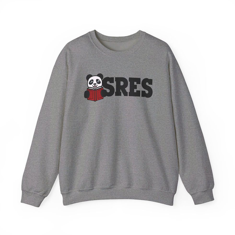 Thumbnail: Sugar Ridge Elementary - Adult Black SRES Crewneck Sweatshirt