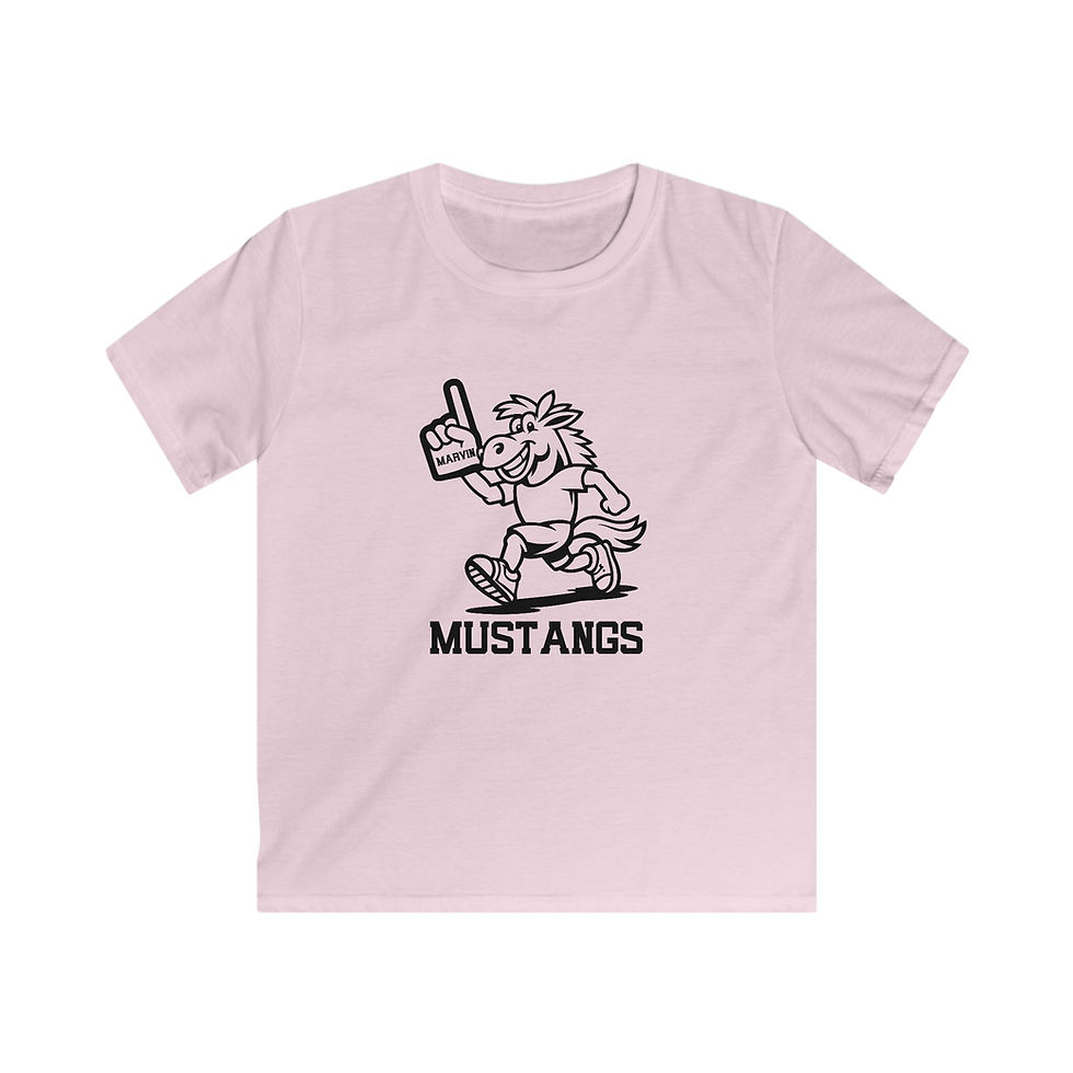 Thumbnail: Marvin Elementary - Marty Number 1 Outline Youth Gildan T-Shirt