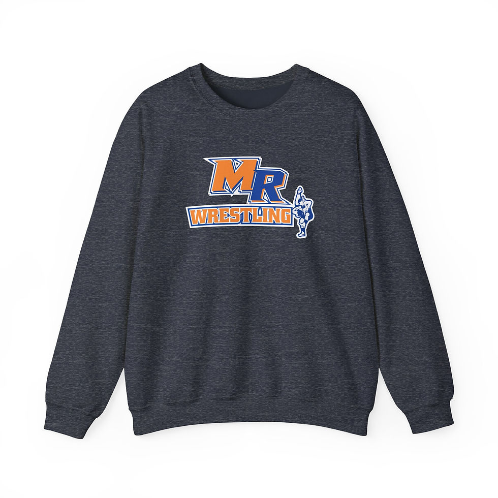 Thumbnail: Marvin Ridge - MR Wrestling Adult Crewneck Sweatshirt