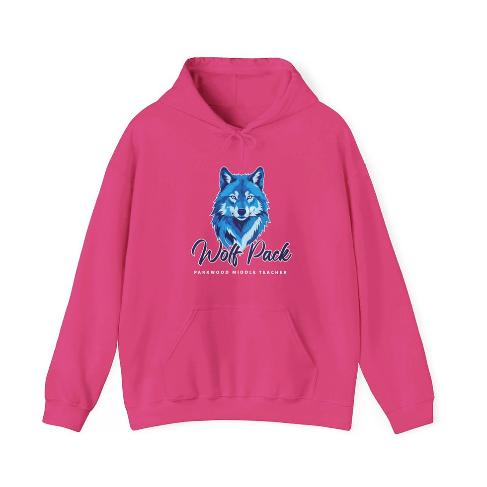 Thumbnail: Parkwood Middle - Adult Raz Wolf Hoodie Sweatshirt