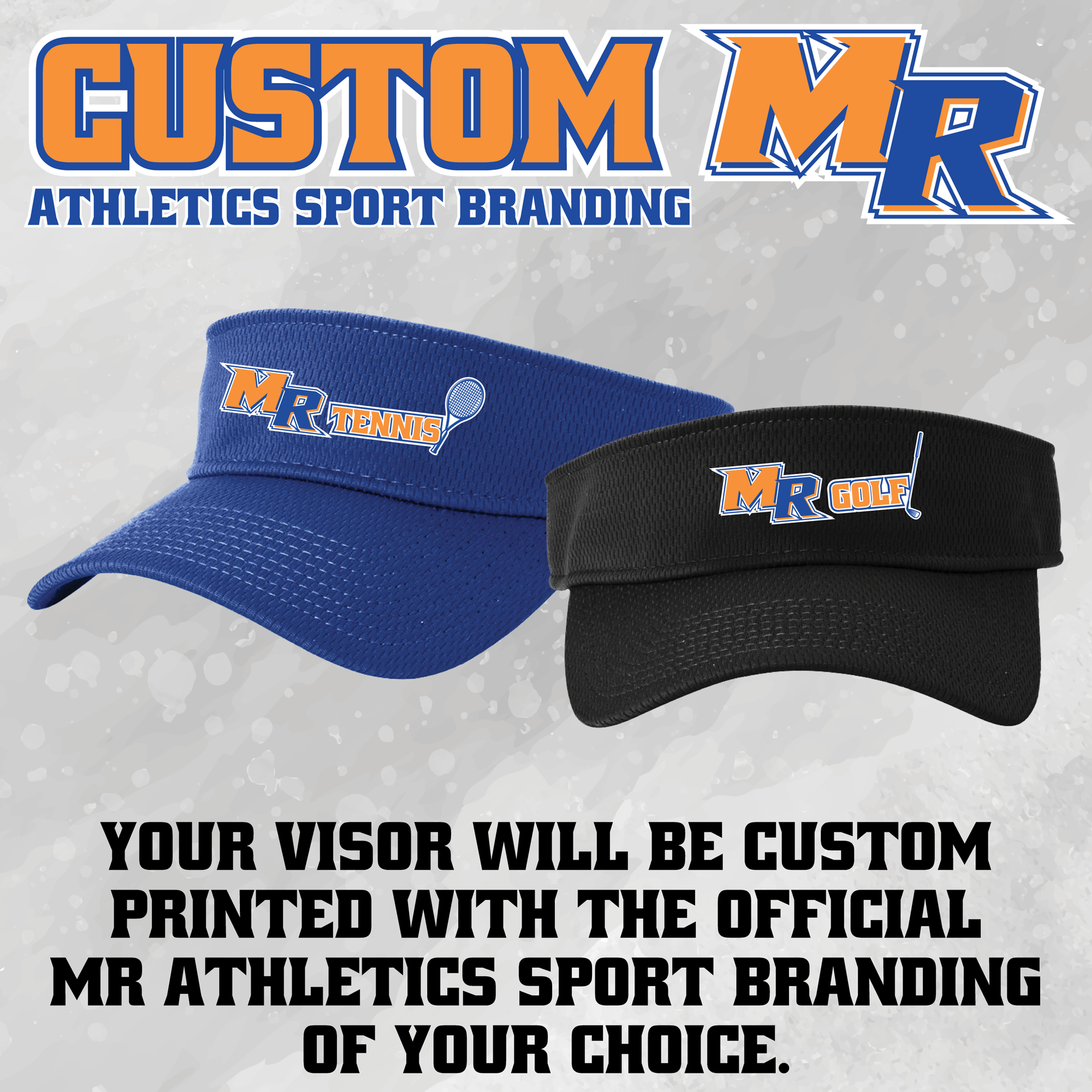 Marvin Ridge -  MR Athletics CUSTOM SPORT Visor