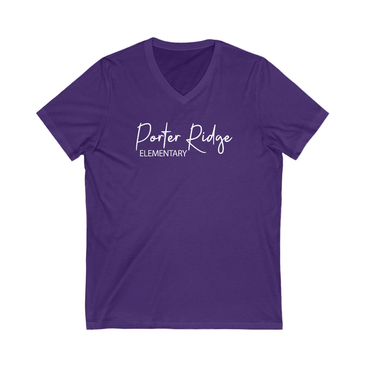 Porter Ridge Elementary V-Neck T-Shirt (Adult)