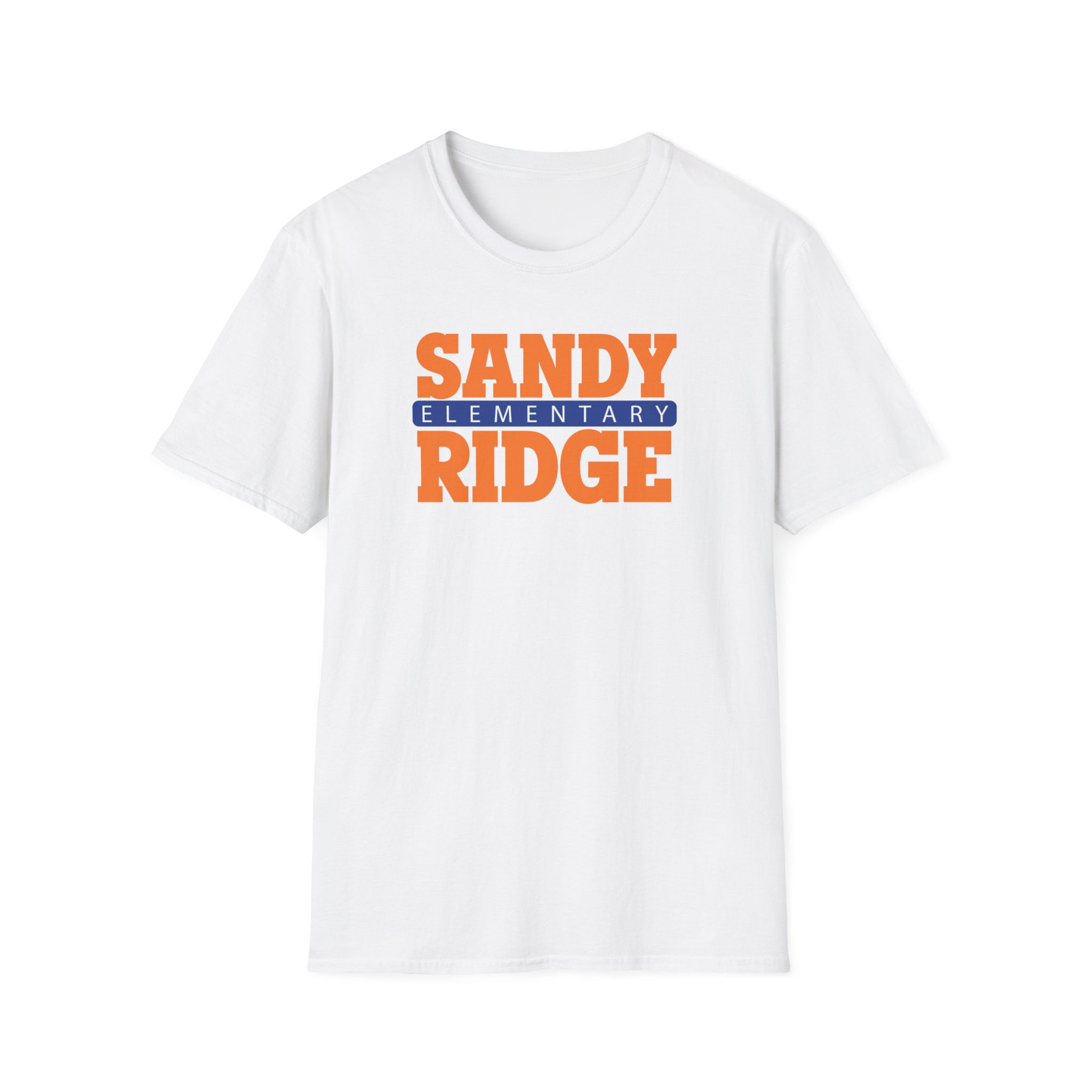 Sandy Ridge Elementary - Adult SRES Stacked (OT) Softstyle T-Shirt