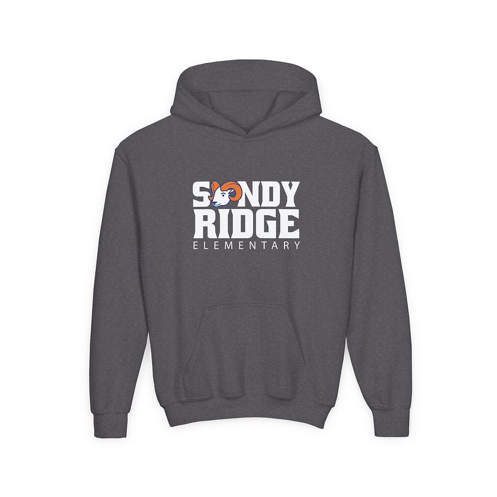 Sandy Ridge Elementary - Youth SRRams (WT) Sweatshirt