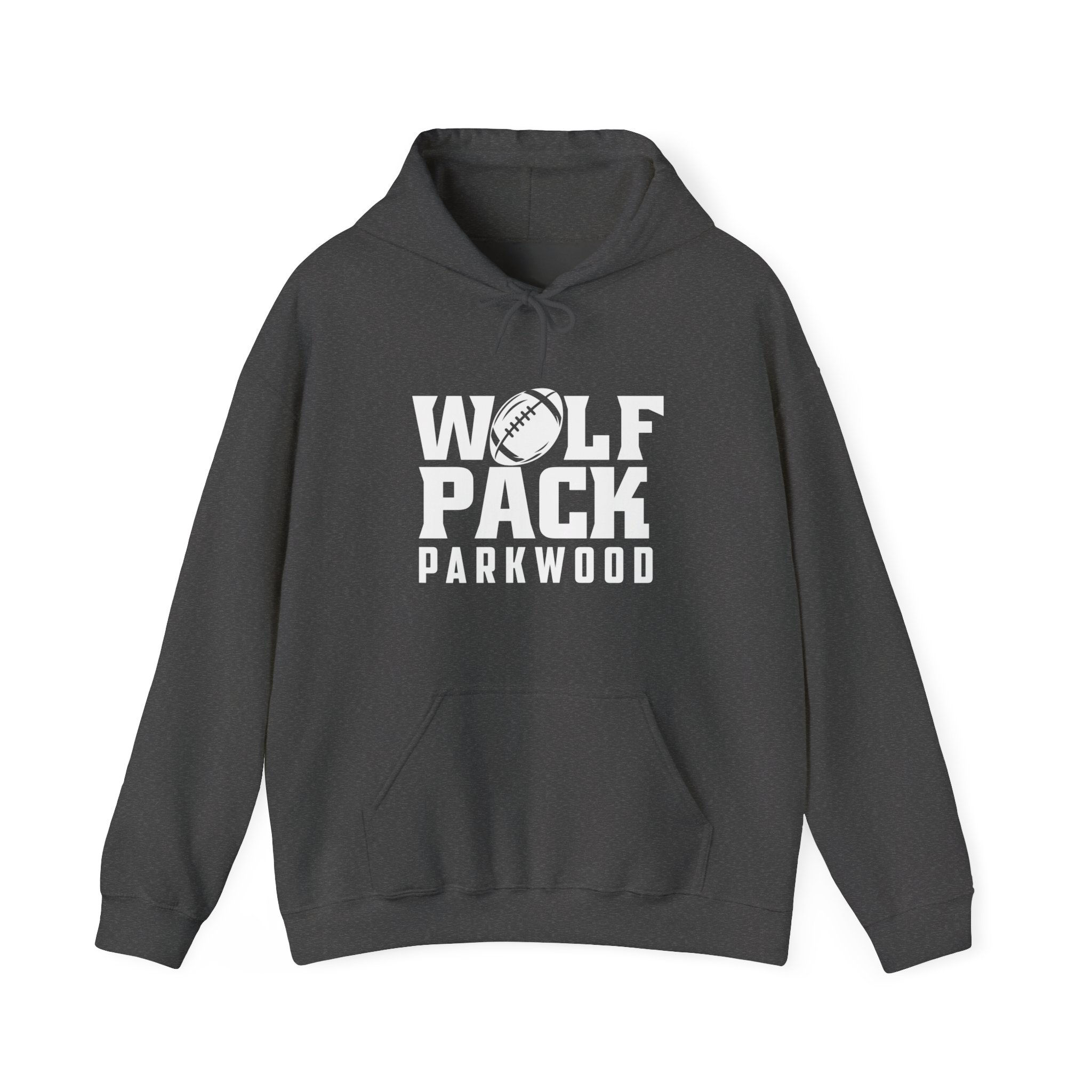 Parkwood Middle - Adult Wolf Pack FB Hooded Sweatshirt (WT)