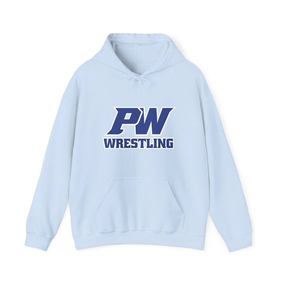 Thumbnail: Parkwood Middle - Adult PW Wrestling Hooded Sweatshirt (BLT)