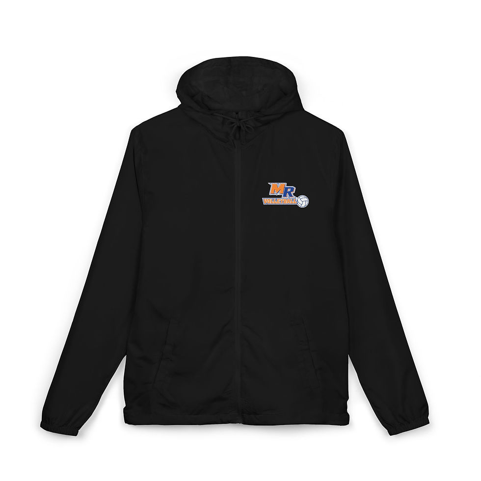 Thumbnail: Marvin Ridge - MR Volleyball Adult Full-Zip Windbreaker Jacket