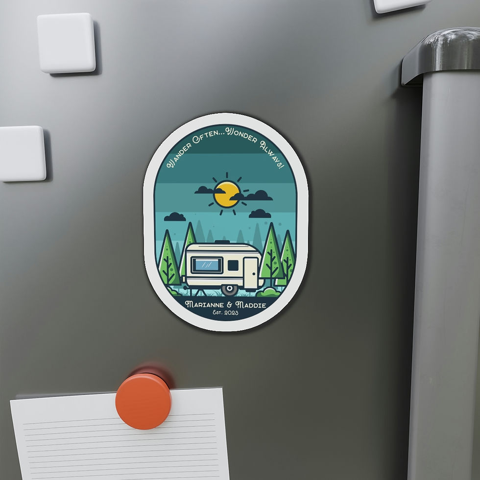 Thumbnail: Marianne & Maddie - Die-Cut Magnets