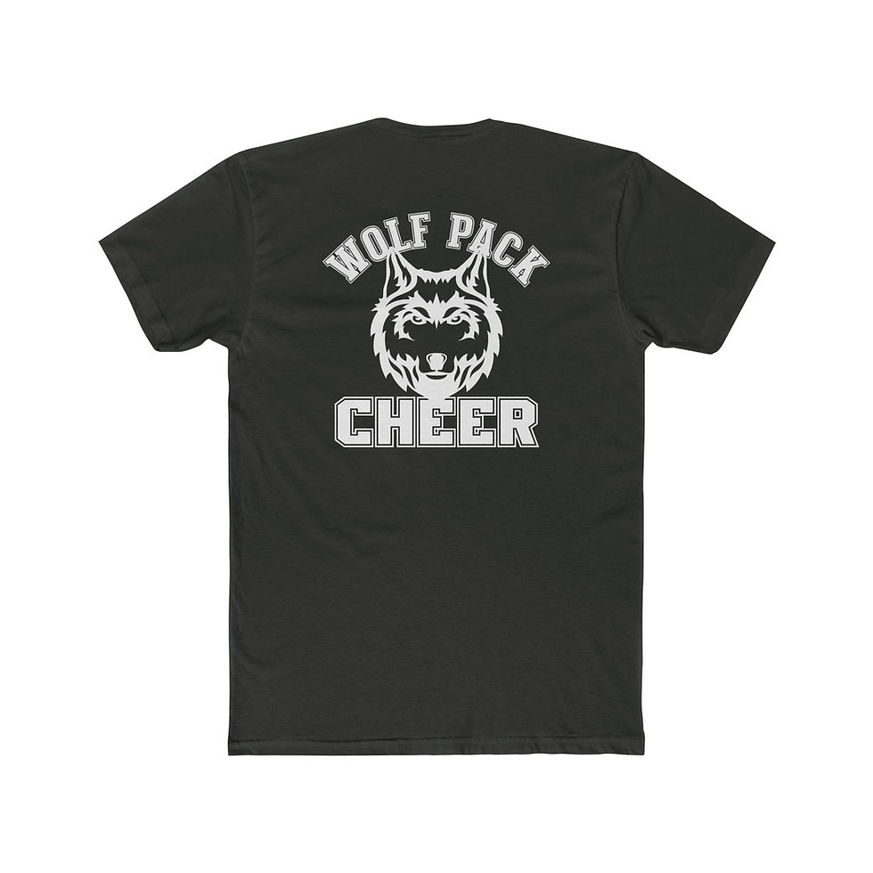 Thumbnail:  Parkwood - PW Wolf Pack Cheer Varsity Adult NextLevel T-Shirt DOUBLE SIDED