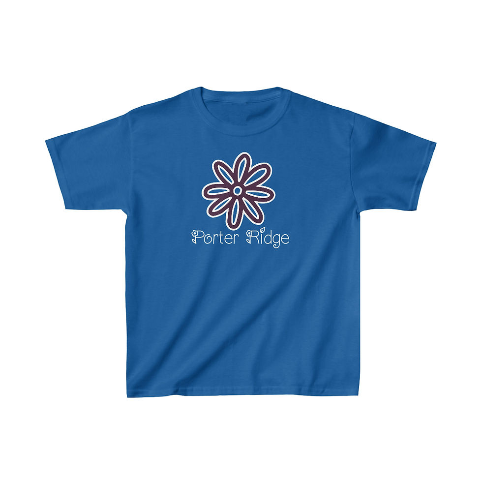 Thumbnail: Porter Ridge Elementary - Youth PR Flowers White T-Shirt