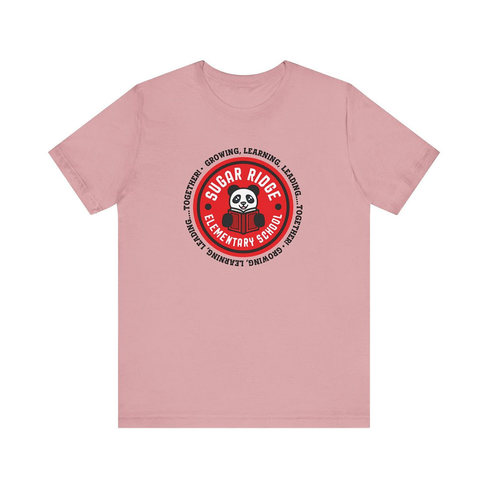 Thumbnail: Sugar Ridge Elementary - Adult GLLT Black White T-Shirt 