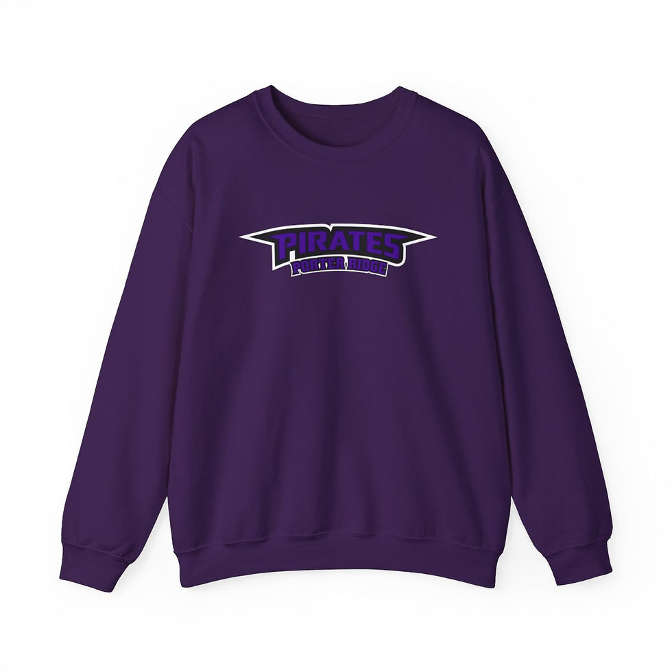 Thumbnail: Porter Ridge Elementary - Adult Pirates PR Script Crewneck Sweatshirt