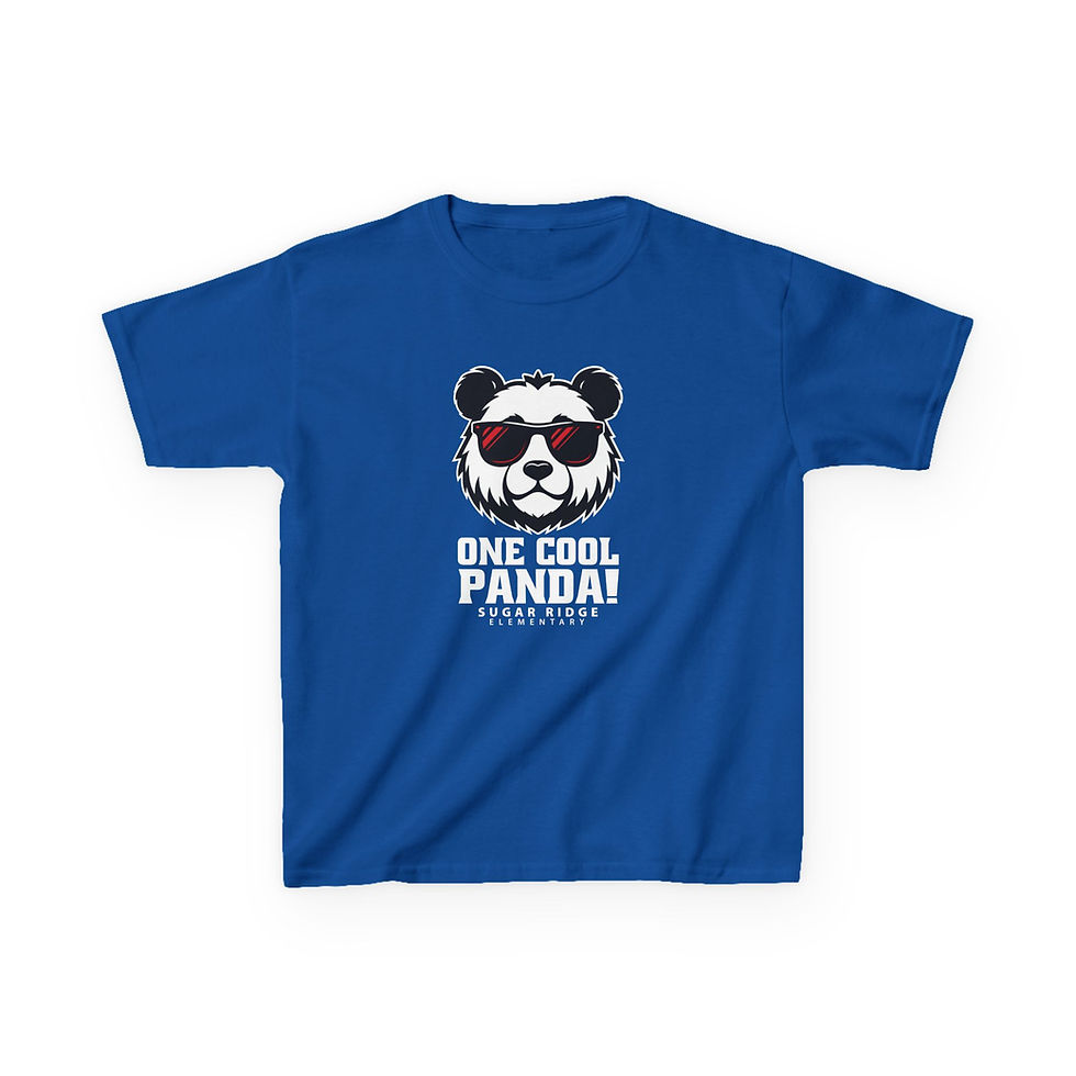 Thumbnail: Sugar Ridge Elementary - Youth One Cool Panda T-Shirt (WT)