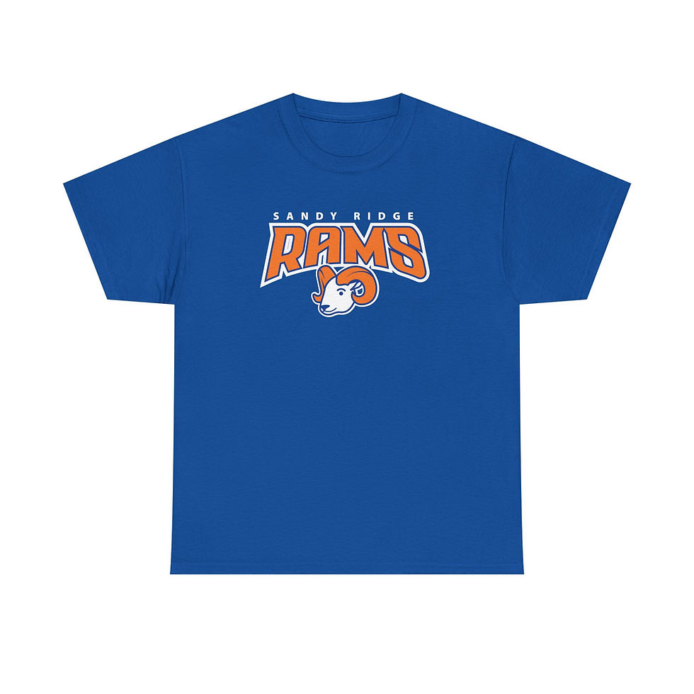Thumbnail: Sandy Ridge - Adult SR Rams Jersey Gildan Softstyle T-Shirt