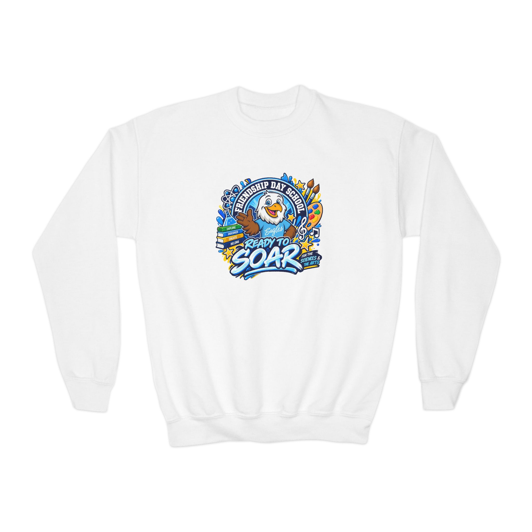 Friendship Day School - Youth Ready To Soar Crewneck Sweatshirt