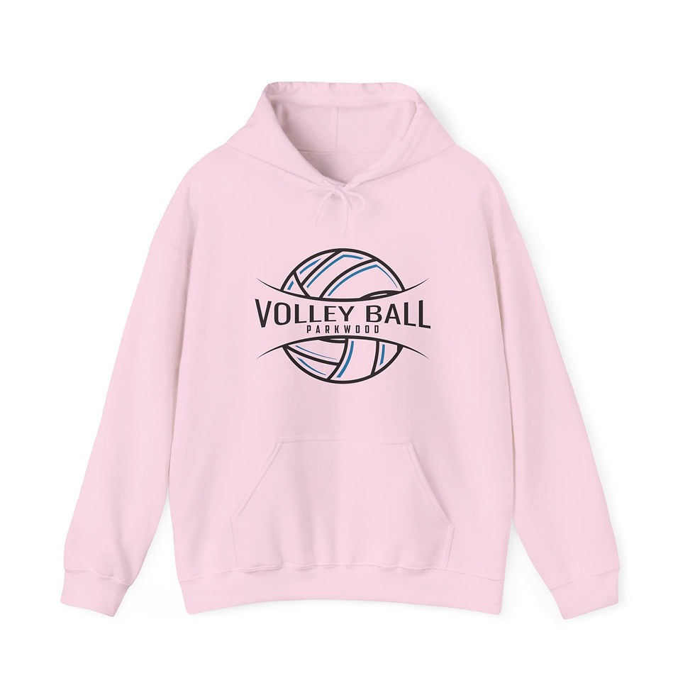 Thumbnail: Parkwood Middle - Adult Volleyball Hooded Sweatshirt
