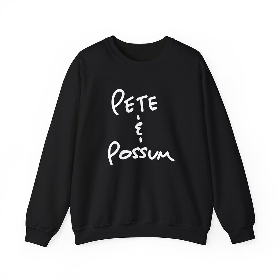 Thumbnail: Pete & Possum - Adult Branded Crewneck Sweatshirt