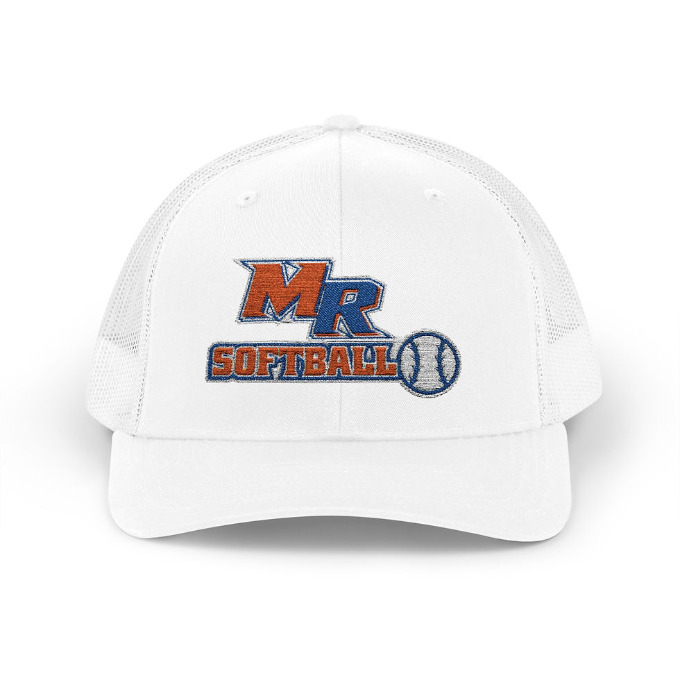 Thumbnail: Marvin Ridge - MR Softball Adult Snapback Trucker Cap