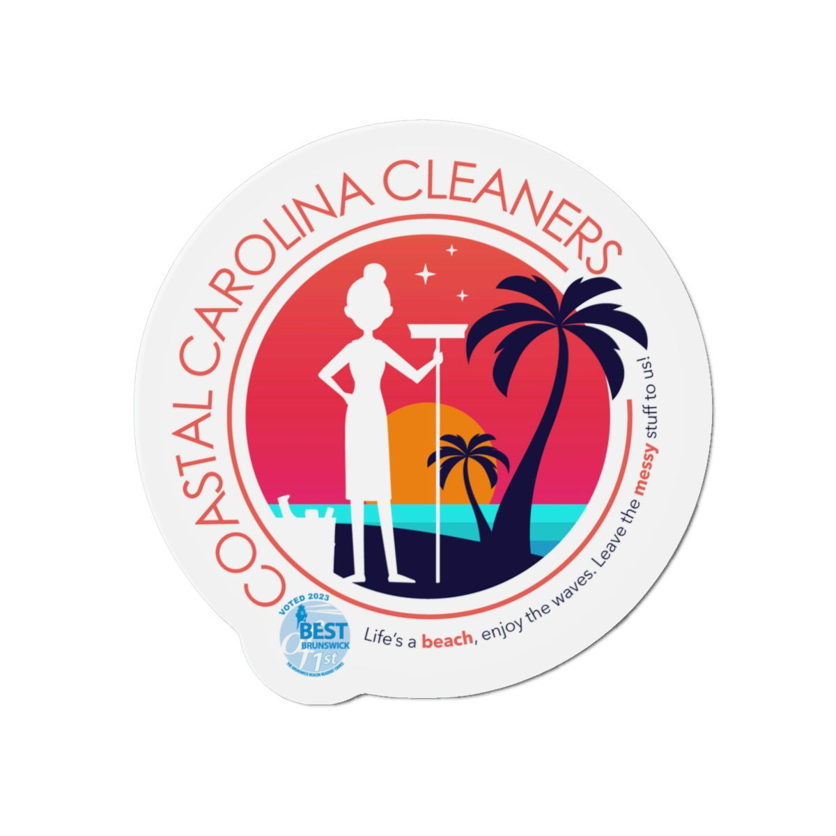 Coastal Carolina Cleaners - Die-Cut Magnets