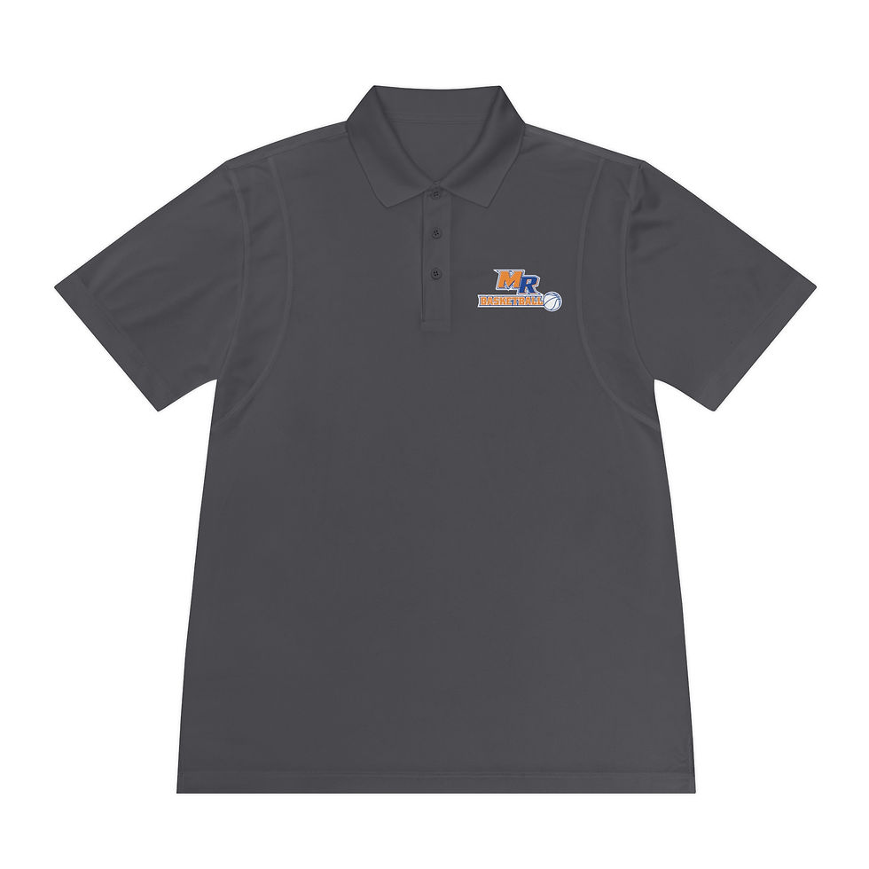 Thumbnail: Marvin Ridge - MR Basketball Adult Sport Polo Shirt