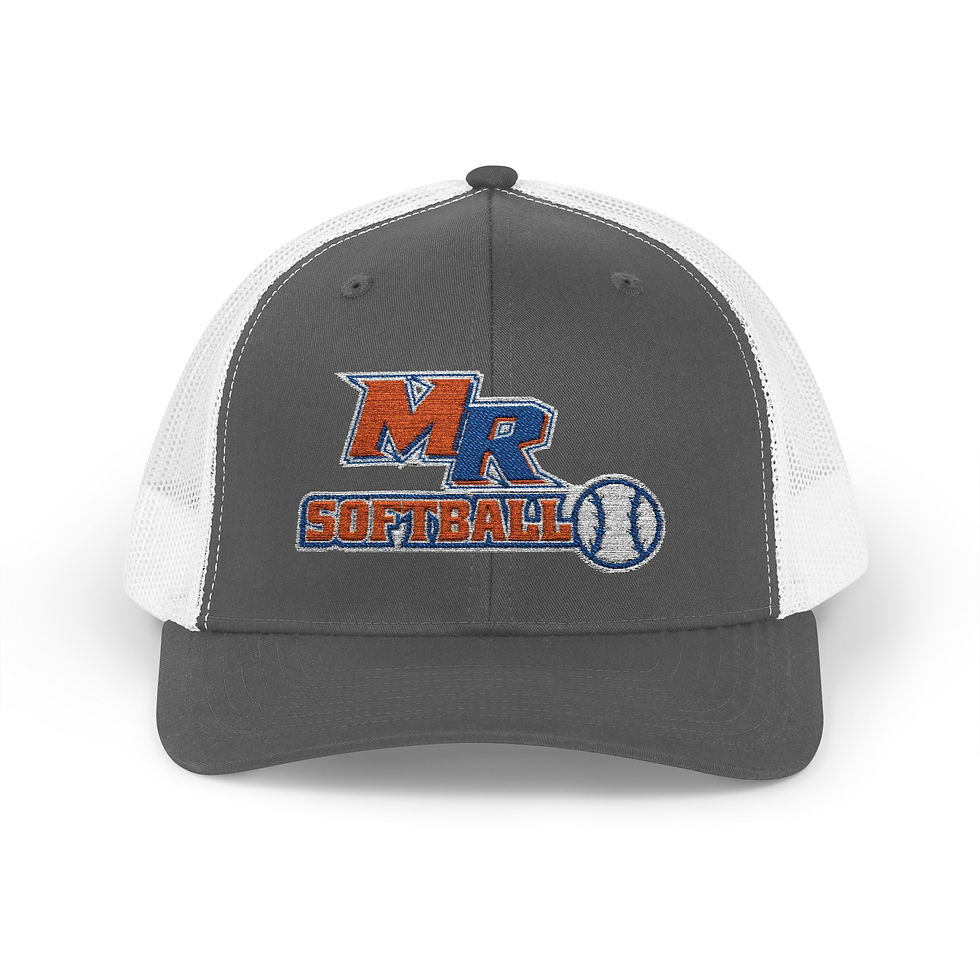 Thumbnail: Marvin Ridge - MR Softball Adult Snapback Trucker Cap