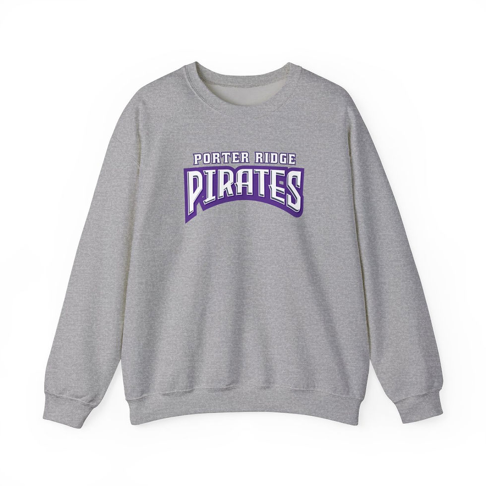 Thumbnail: Porter Ridge Elementary - Adult PR Pirates Crewneck Sweatshirt