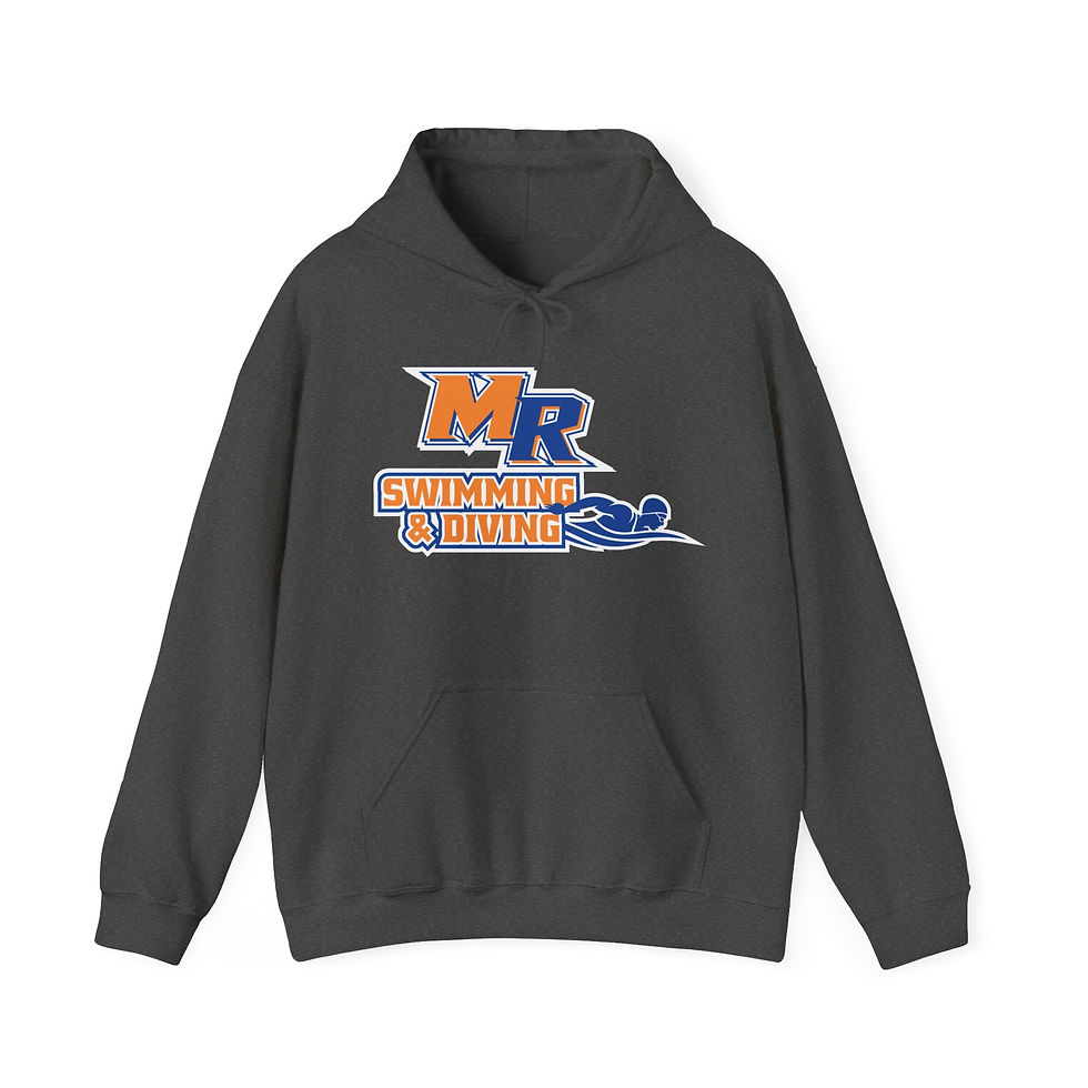 Thumbnail: Marvin Ridge - MR Swimming & Diving Adult Hooded Sweatshirt