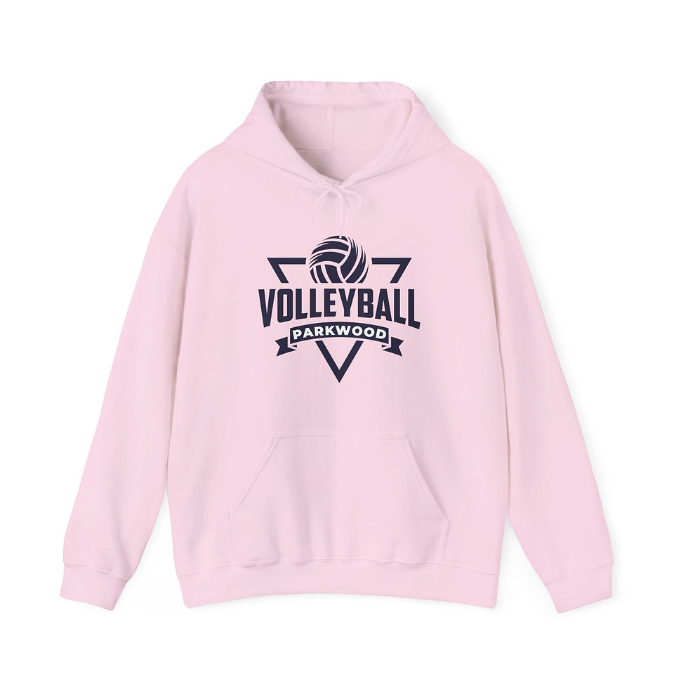 Thumbnail: Parkwood Middle - Adult Volleyball PW Hooded Sweatshirt
