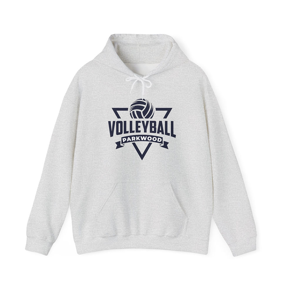 Thumbnail: Parkwood Middle - Adult Volleyball PW Hooded Sweatshirt