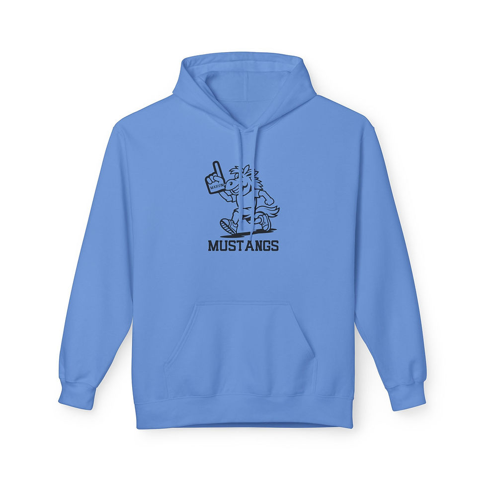Thumbnail: Marvin Elementary - Marty Number 1 Outline Adult Softstyle Hoodie