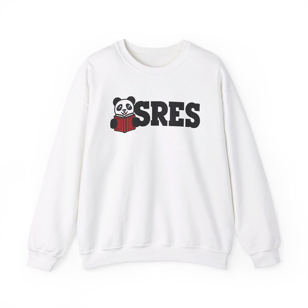Thumbnail: Sugar Ridge Elementary - Adult Black SRES Crewneck Sweatshirt