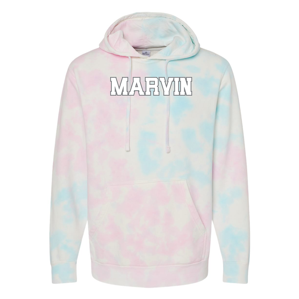 Thumbnail: Marvin Elementary - Tie-Dye Adult Independent Trading Hoodie