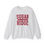 Thumbnail: Sugar Ridge Elementary - Adult Red Stacked SRES Crewneck Sweatshirt
