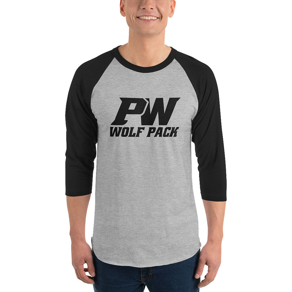 Parkwood - Adult PW Wolf Pack 3/4 Sleeve Raglan Shirt