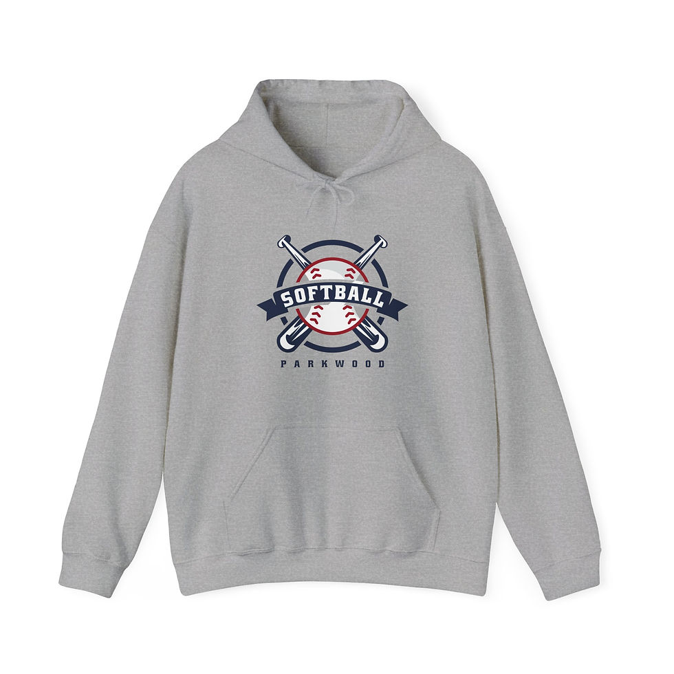Thumbnail: Parkwood - Adult Softball PW Hooded Sweatshirt