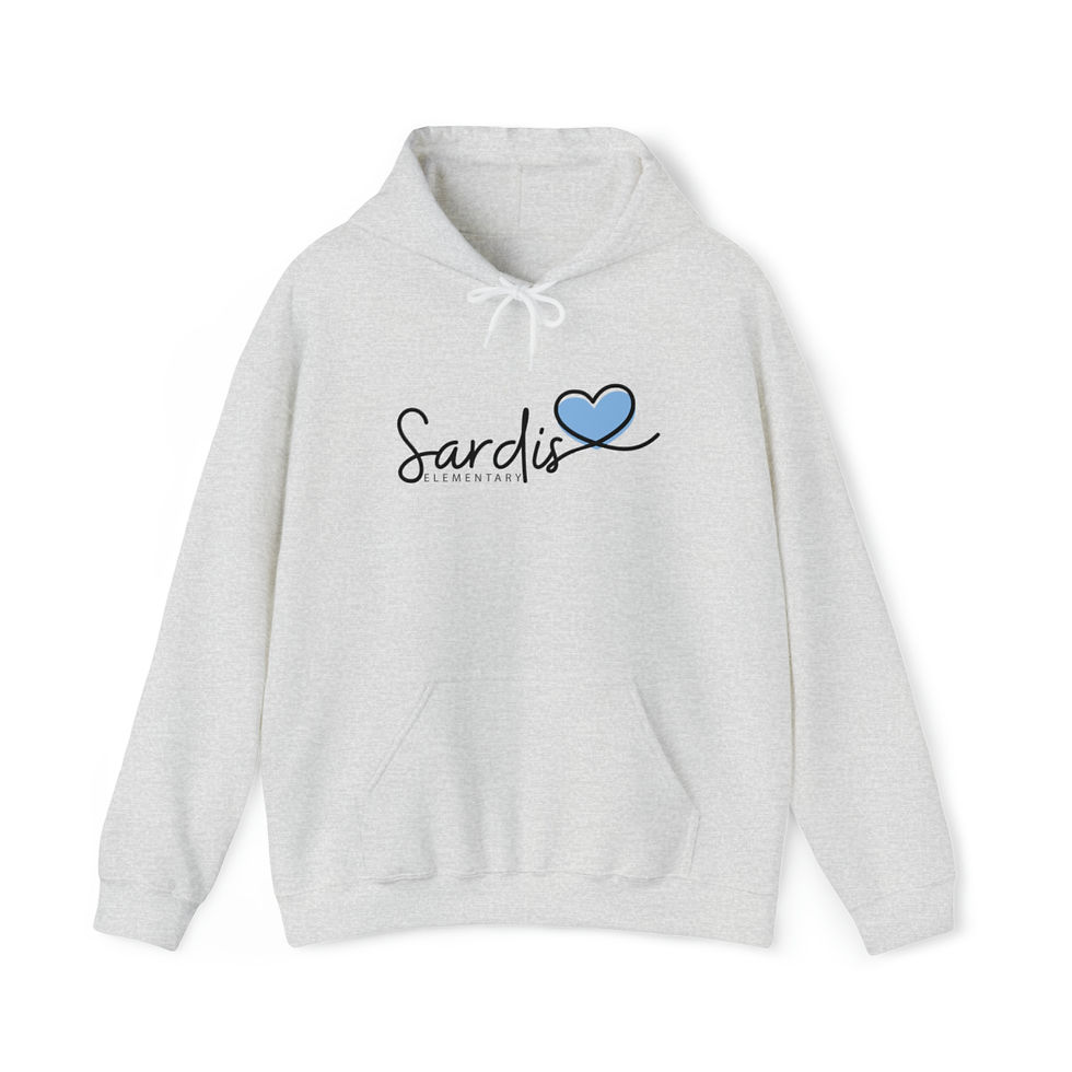 Thumbnail: Sardis Elementary Heart - Hooded Sweatshirt (Adult)